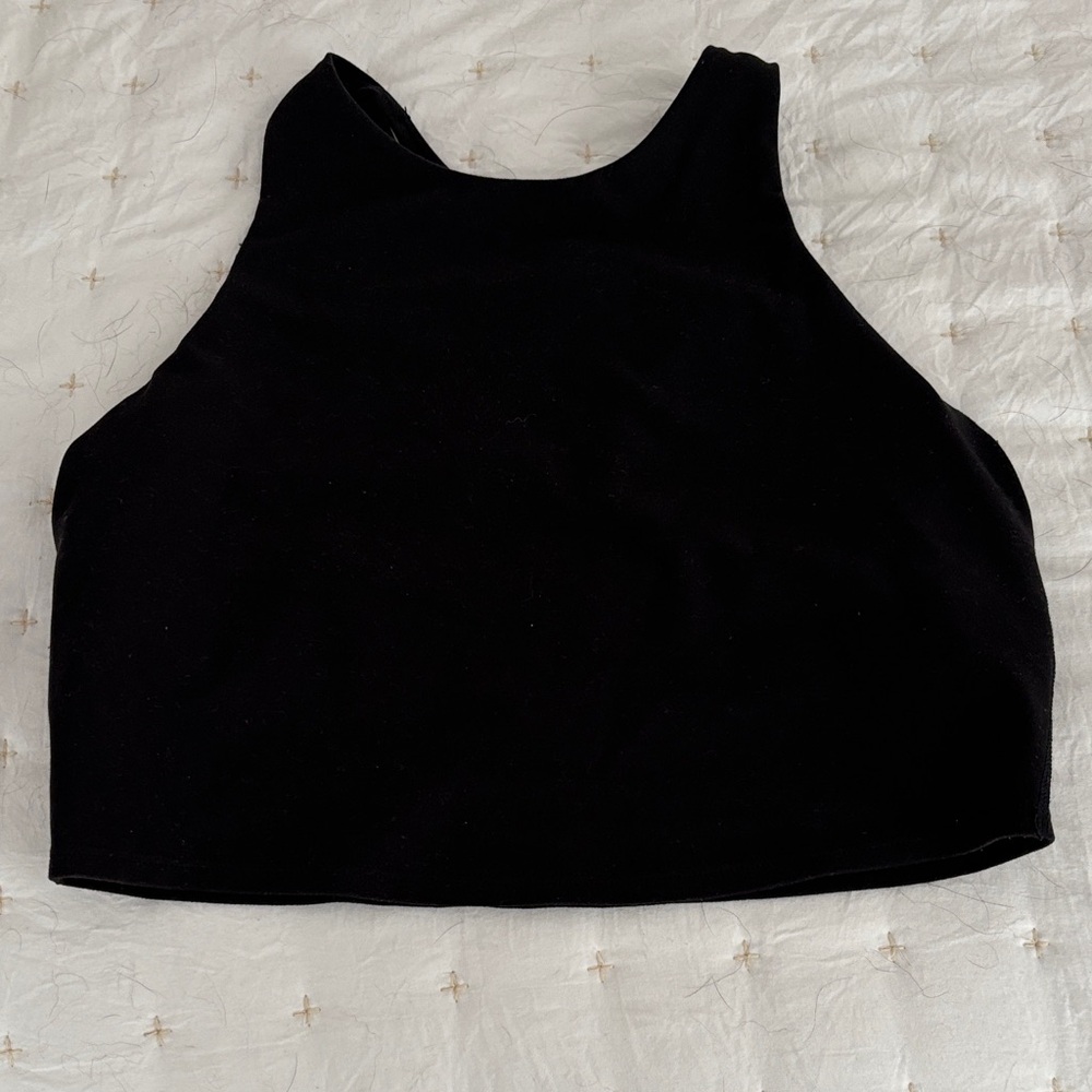 Athleta Women's Crop Shelf Bra Workout Top (small)
